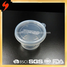 Mini Transparent Plastic Microwaveable Storage Box with Lid